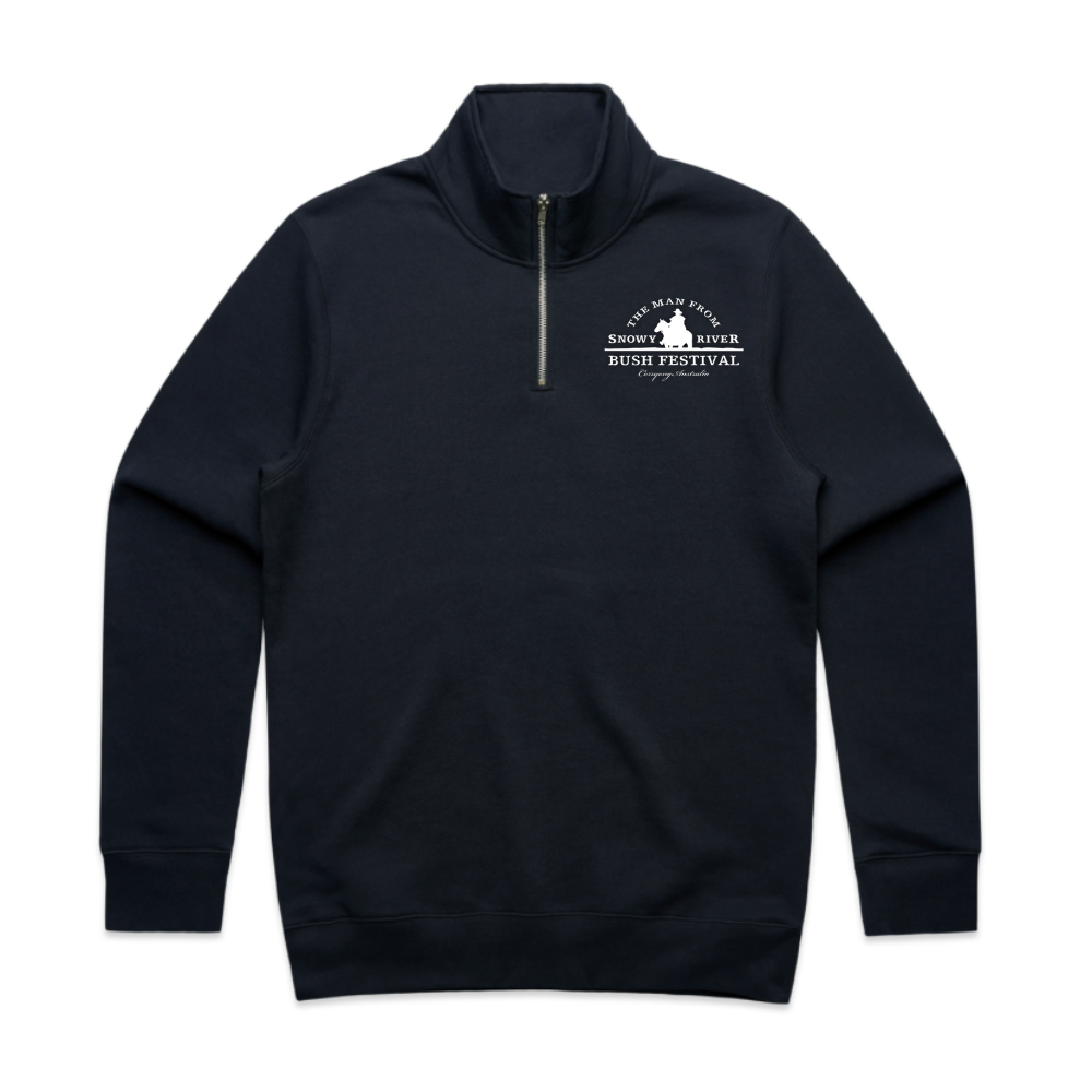 Half Zip Jumper Navy
